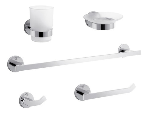 Accesorios De Baño Kit Set Juego Fv Triades 5 Piezas 0179.05