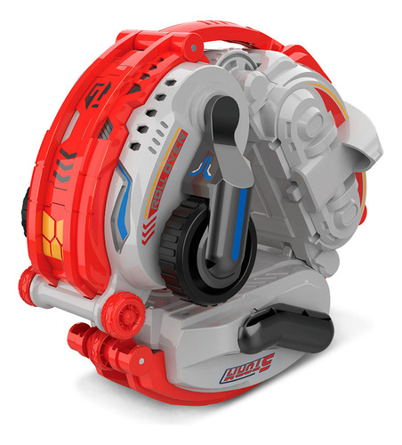 Carro De Control Remoto Stunt Roll 3 En 1 Radioshack Color Rojo