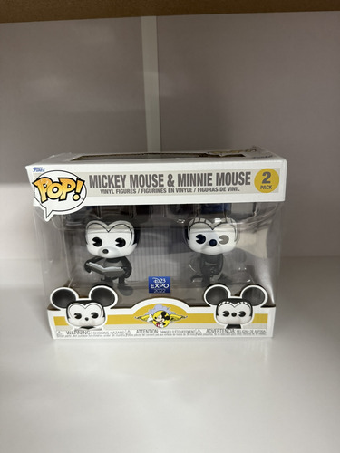 Pop Mickey Mouse E Minnie Mouse D23 Expo 2 Pack