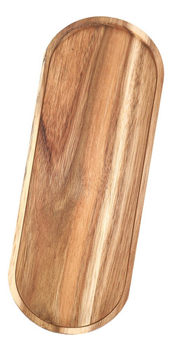 New,. Bandeja De Madera Elegante Para Servir En Ovalado