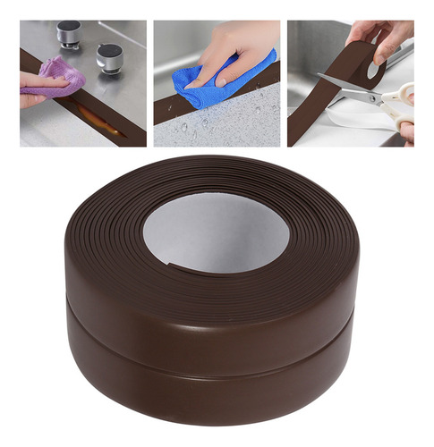 Cinta De Sellado De Pared Marrón De 38 Mm X 3,2 M, Autoadhes