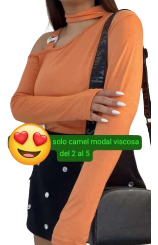 Blusa Modal Viscosa Con Hebilla Dama