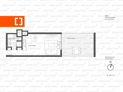 Venta De Apartamento Obra Construcción Monoambiente En Pocitos, Neo Buxareo Unidad 217