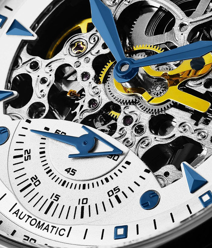 Reloj De Vestir Automático Stuhrling Original Skeleton Para