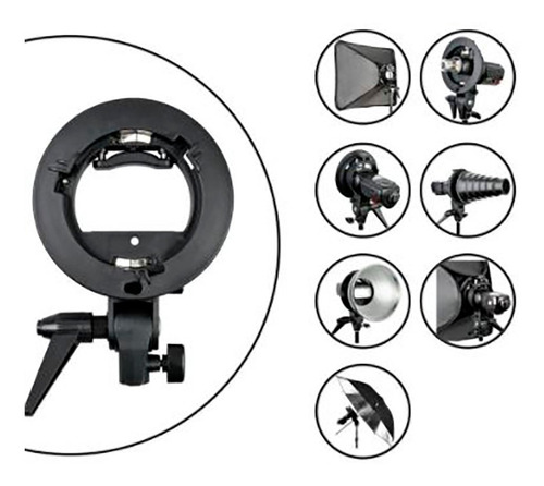 Imagen 4 de 5 de Kit Fotografia Godox Tripode+soft 80x80+rotula Stype Bowens