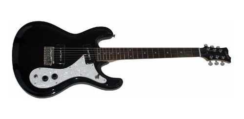 Imagen 1 de 10 de Guitarra Electrica Aria Dm380pbk Retro Classic Tremolo Black