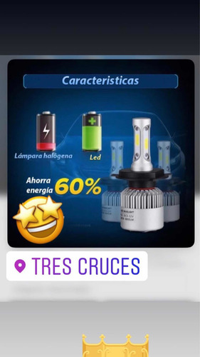 Imagen 2 de 11 de Luces Led Auto Kit Lámparas!! H4/h7/h11/hb4 (+colocación)