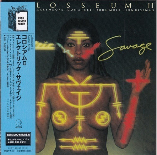 Colosseum Ii  Electric Savage -  Cd Album Mini Lp Importado