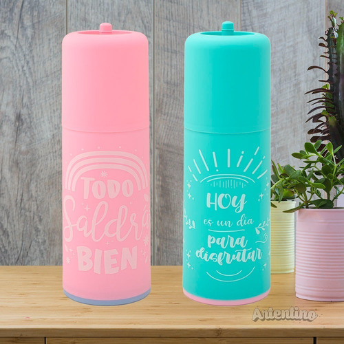 Imagen 2 de 5 de Mate Termo Automate Autocebante Pastel Regalo Mujer Original