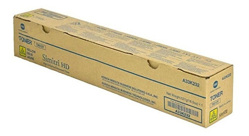 Imagen 1 de 2 de Toner Konica Minolta Bizhub C454/554 Amarill Tn512y Original