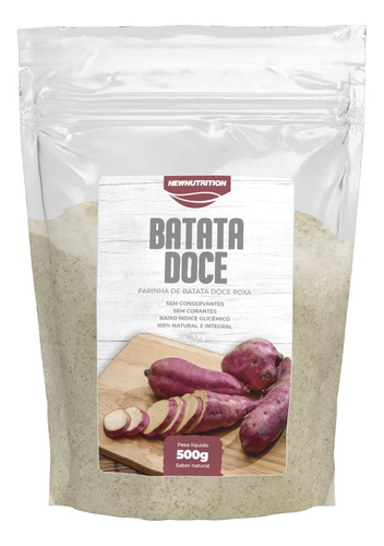 Batata Doce Pura Em Pó 500g - Newnutrition