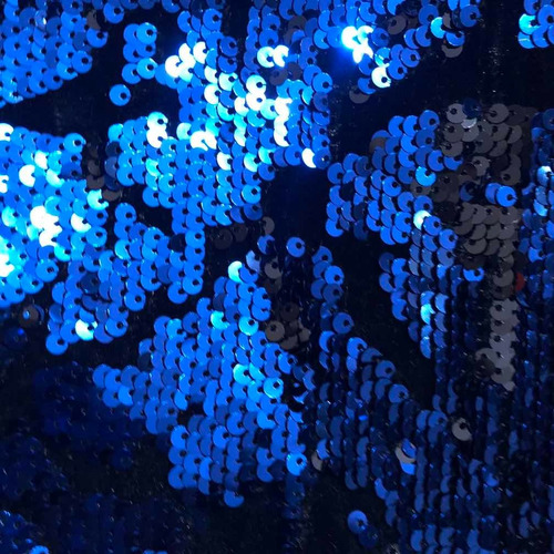 Top Lentejuelas Azul