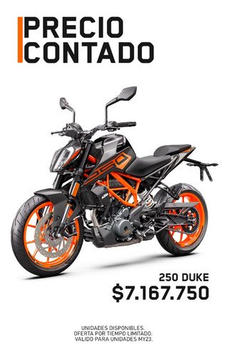 Moto Duke 250 Ktm 2024 0km Urquiza Motos Agencia Oficial