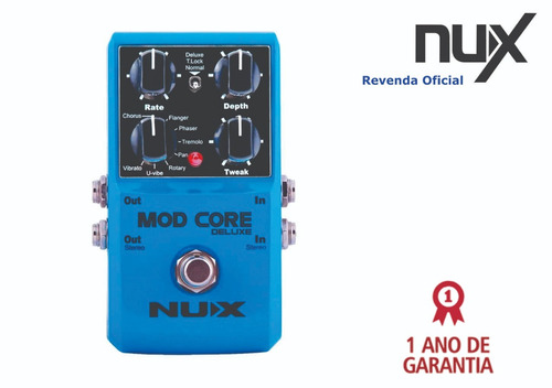 Pedal Efeito Nux Mod Core Deluxe + Nf +1 Ano Garantia