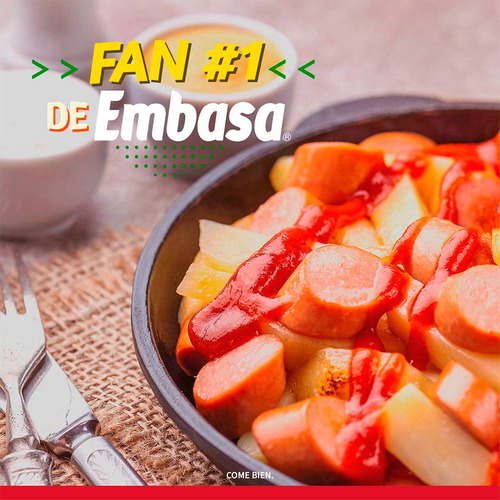 Salsa De Tomate Embasa 4 Pzas De 1 Kg C/u