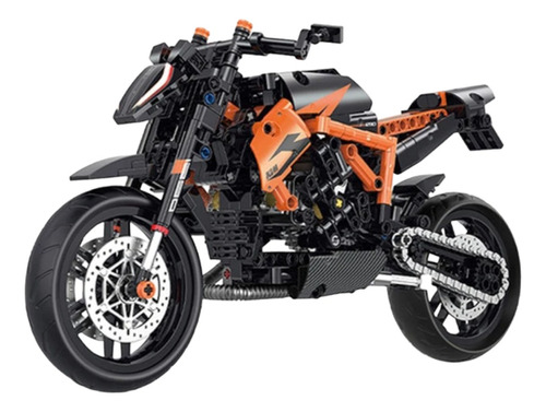 Motocicleta Bloques De Construccion Super Duck 1290 33cm