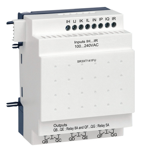 Sr3xt141fu Plc Discrete Io Extension Module, Zelio Logic Sr