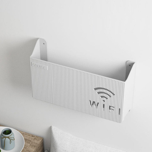 Caja De Almacenamiento De Enrutador Wifi Pared De Estante De