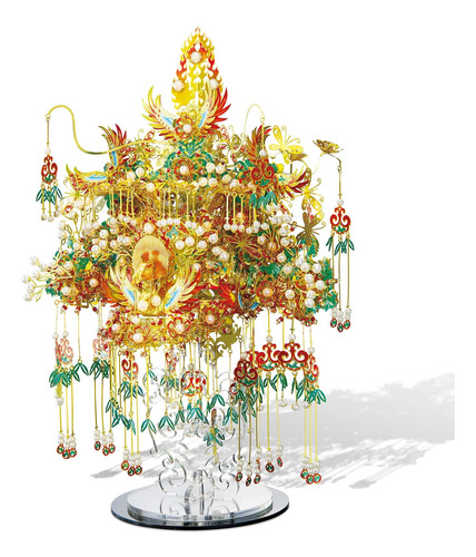 Piececool 3d Metal Asian Puzzles Model Kits- Garuda Coronet