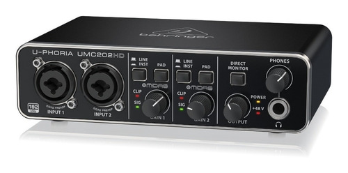Imagen 3 de 4 de Interfaz de audio Behringer U-Phoria UMC202HD