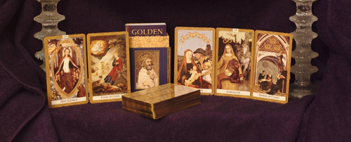 Imagem 6 de 6 de Golden Tarot - Kat Black - Importado Oficial Usgames Brasil