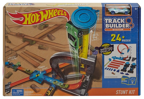 Pista Hotwheels Track Builder Kit Acrobático