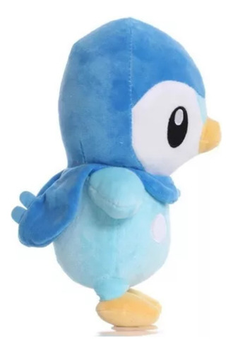 Peluche Pokémon Piplup con ventosa, 22 cm, pingüino Empoleon, color azul