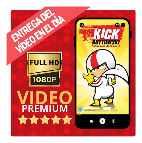 Invitación Digital Animada De Cumpleaños Infantil - Tiziben Kick Buttowski