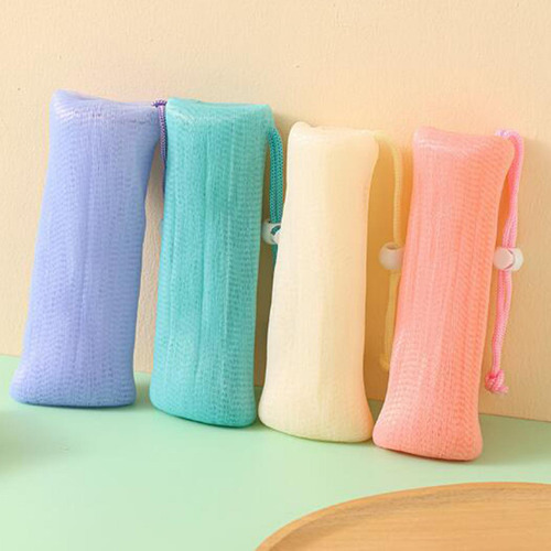 Bolsa De Malla De Burbujas, Bolsa Ahorradora De Jabón Beige
