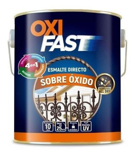 Esmalte Grafito Sobre Oxido Oxifast Belco 0.9 L - Ynter