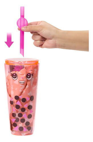 Muñeca Barbie Pop Reveal Boba Tea Mango - Hermosa