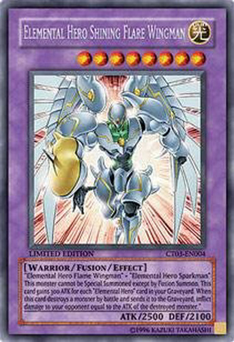 Yu-gi-oh! - Elemental Hero Shining Flare Wingman (ct03-en004