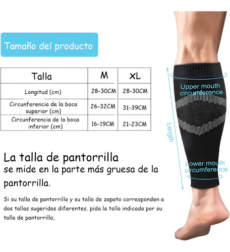 X2 Pantorrillera De Compresión Deportiva Pantorrilla Elastic