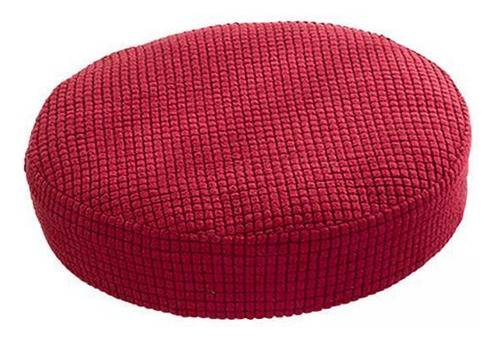5 Cubiertas Redondas Para Taburetes De Bar Fundas Rojo