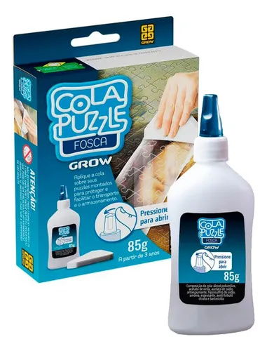 Cola Branca Para Quebra Cabeça Fosca Com Aplicador 85g Grow