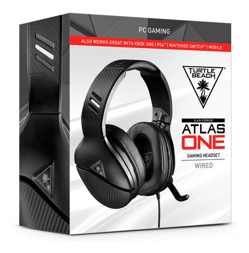 Audífono Gamer Turtle Beach Atlas Ps4 Xbox Pc Nintendoswitch Color Negro