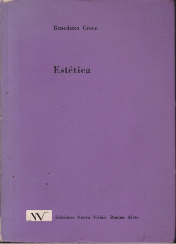 Estetica. Benedetto Croce.