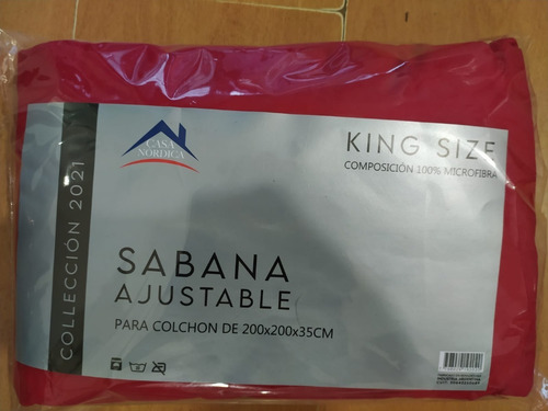 Imagen 2 de 2 de Sabana Ajustable Queen 160x2x35 Super Suave Piel De Durazno