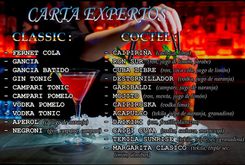 Barra Libre++barra Movil++bartender Dominicano++deluxe !!!!