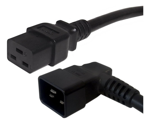 Cable Power Prolongador C19/c20 16/20a 1.8 Mts Negro (Usado)