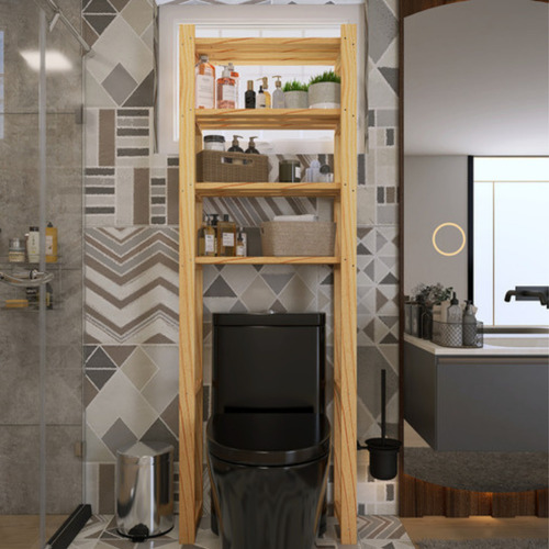 Estante Pinus Multiuso Casa Lavanderia Para Vaso Banheiro