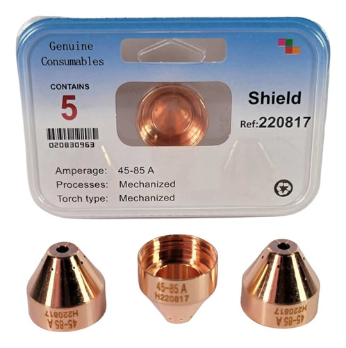 5 Escudos Para Plasma 45 - 85 Amp 220817 Genericos