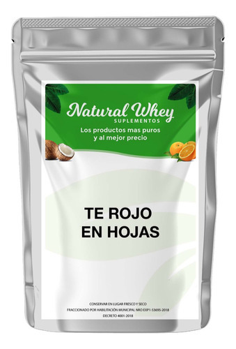 Té Rojo En Hoja Puro 250 Gr