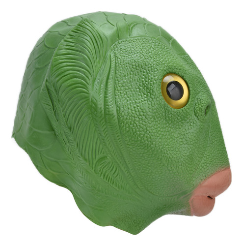 Máscara De Cabeça De Peixe Cute Funny Animal Cosplay Prop La