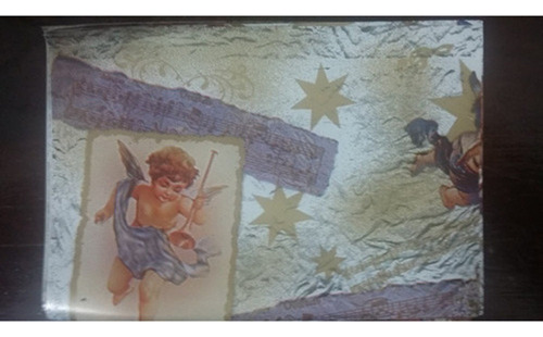 Saquinhos 10cm X 14cm Para Presente Natal Anjo Serafim Sino