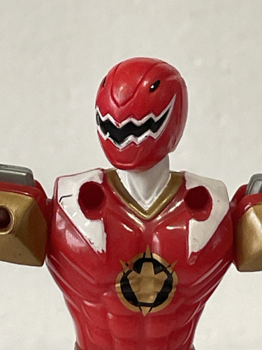 Mighty Morphin Red Power Ranger Dino Thunder Extendable Rojo (Usado)