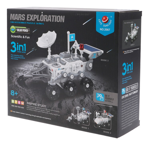 Megatronica Kit Robot Solar 3 En 1 Mars Exploration Rover