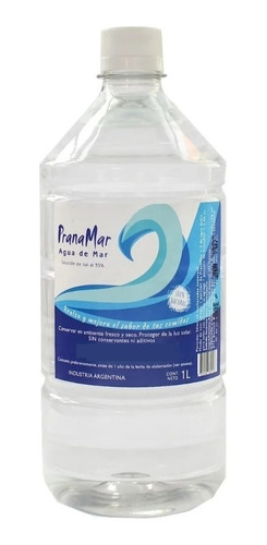 Pranamar Agua De Mar 1 L. Alcalinizante Mineralizante Detox