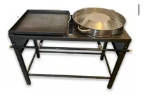 Comprar Parrilla Comal 50x50 Y Comal Choricera De Acero Inoxidable