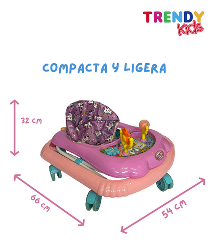 Trendy Kids Andadera Poly Unicornio
